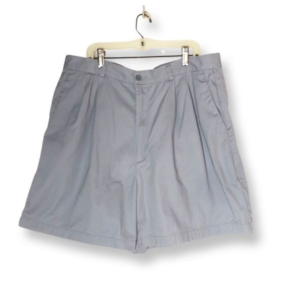 Dockers Pants - Dockers Classic Khaki womens pleated shorts blue sz14-16